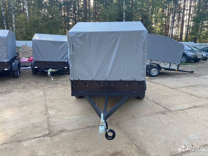Прицеп двухосный 3.0х1.5 бортовой усиленный