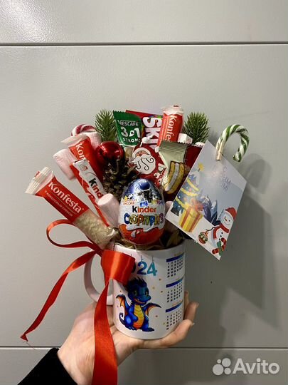 Новогодний сладкий букет