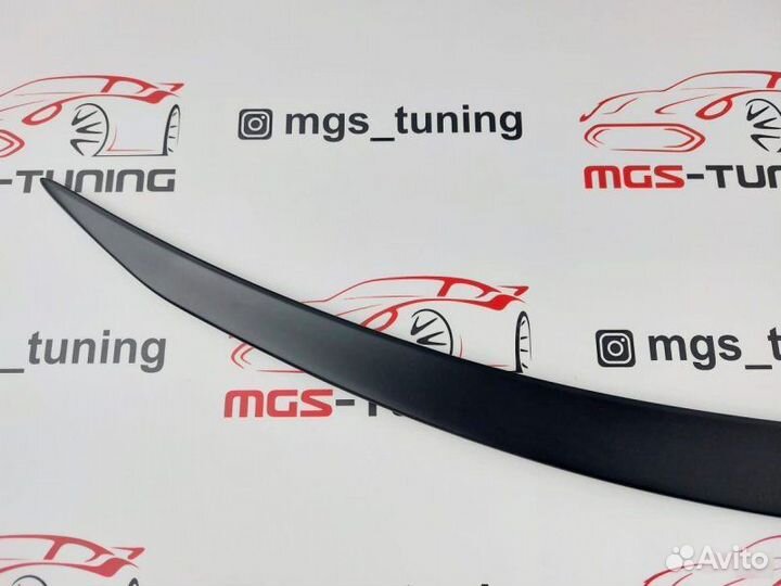 Спойлер на Mercedes S-Coupe c217 (Черный мат)
