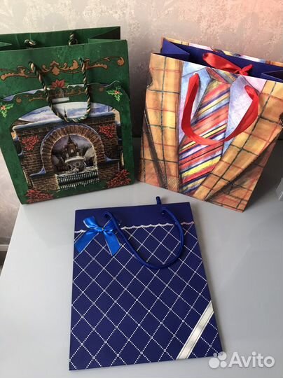Пакеты подарочные