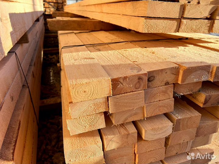 Доска обрезная 50х200х6000мм