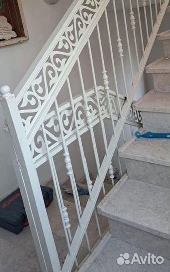 Перила кованые из нержавеющей стали