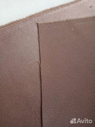 Ткань костюмная (отрез) цвета кофе с молоком