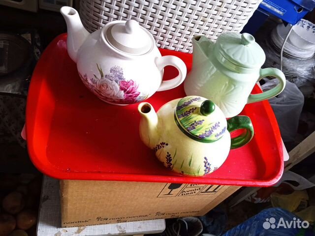 Чайник заварочный фарфоровый