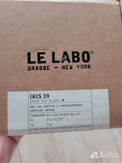 Le Labo iris 39