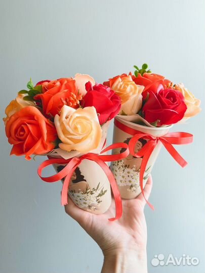 Мыльные розы к 8 марта опт подарки девушкам