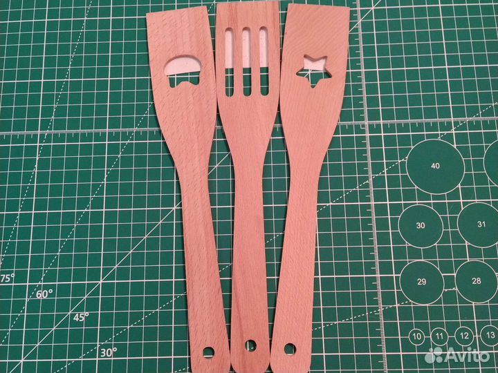 Новые лопатки кухонные деревянные