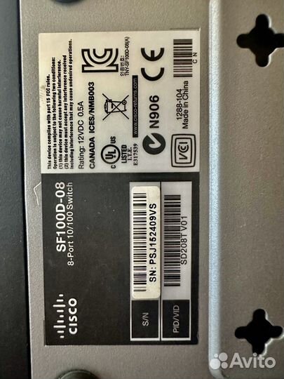 Маршрутизатор cisco SF100D-08