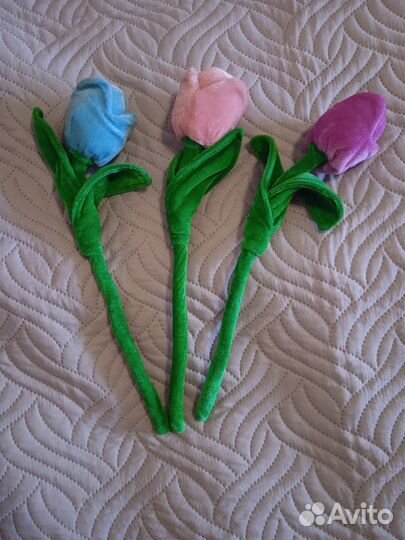 Букет из мягких тюльпанов