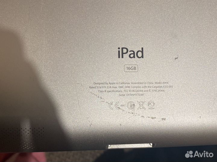 Планшет apple iPad 3 модель 12,6 gb