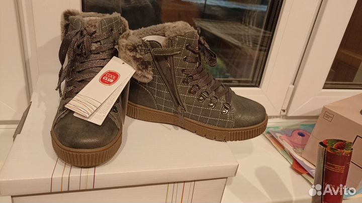 Новые ботинки для девочек cool club by smyk