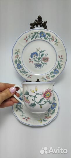 Кофейная пара тройка Villeroy & Boch фарфор Д5161