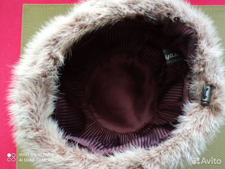 Шапка норковая женская