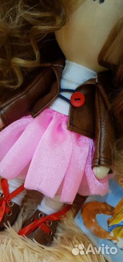 Текстильная кукла интерьерная