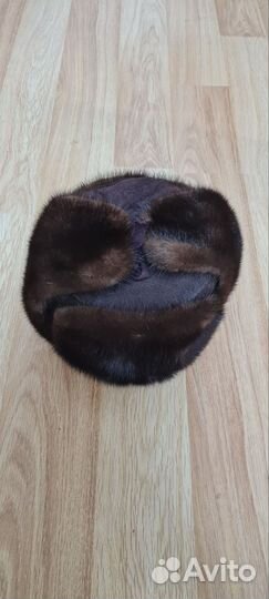 Мужская шапка СССР норка и замша