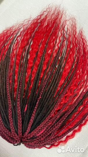 Комплект де косы и дреды кудри