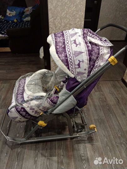 Коляска санки