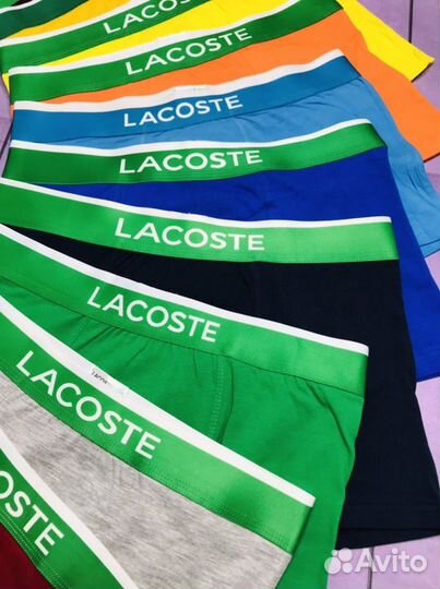 Трусы мужские боксеры Lacoste нижнее белье