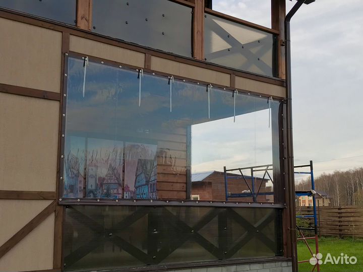 Мягкие окна для беседок террас и веранд