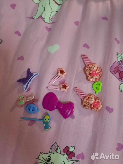 Набор резинок и заколок пакетом