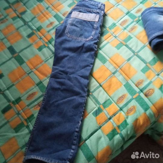 Джинсы для мальчика на флисе