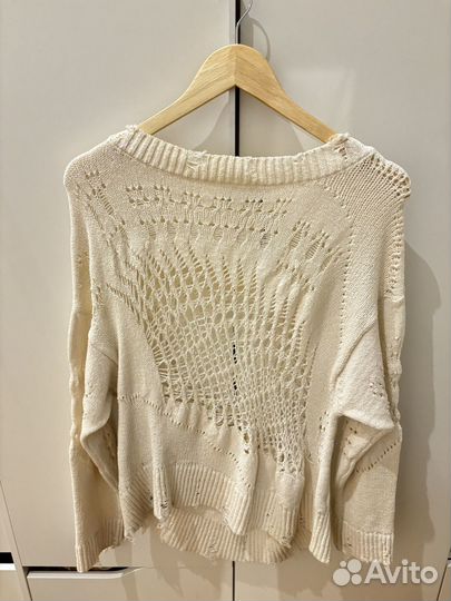 Свитер дырявый zara y2k archive distressed