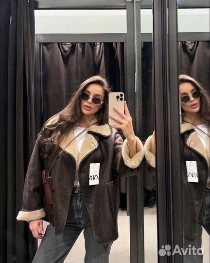 Дубленка женская 42 44 46 48