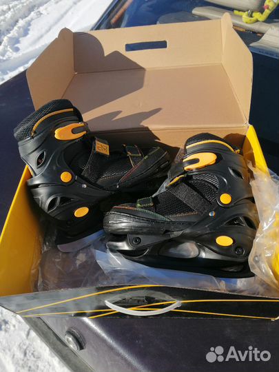 Коньки раздвижные 35-38