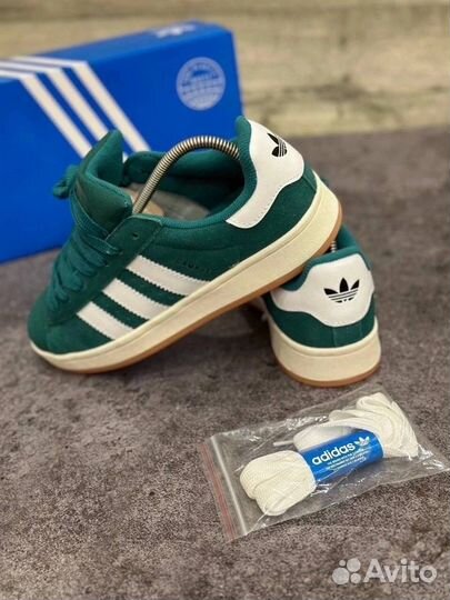 Кеды adidas campus 00s green
