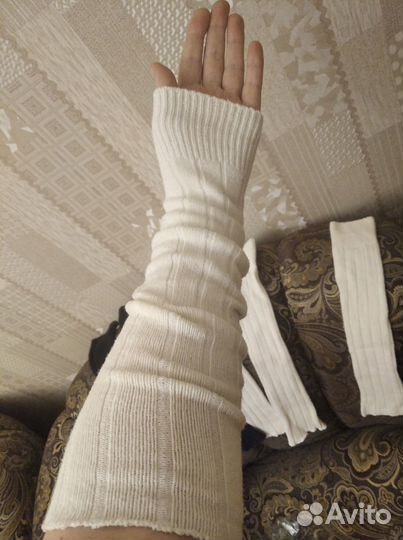 Митенки, вязаные рукава