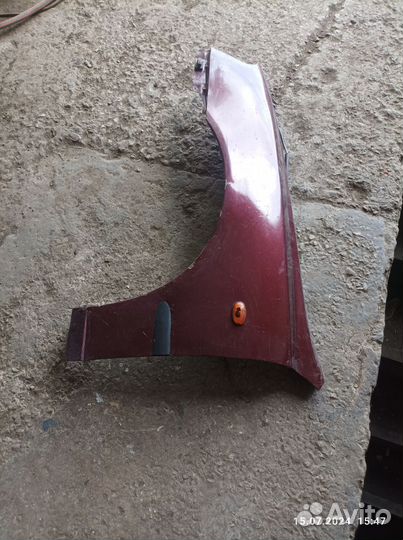 Крыло переднее левое hyundai accent тагаз