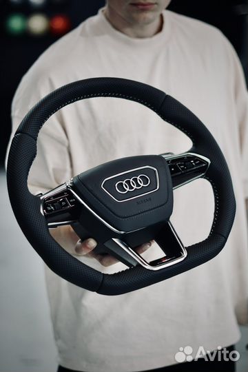 Руль Audi с обогревом RS6/RS7