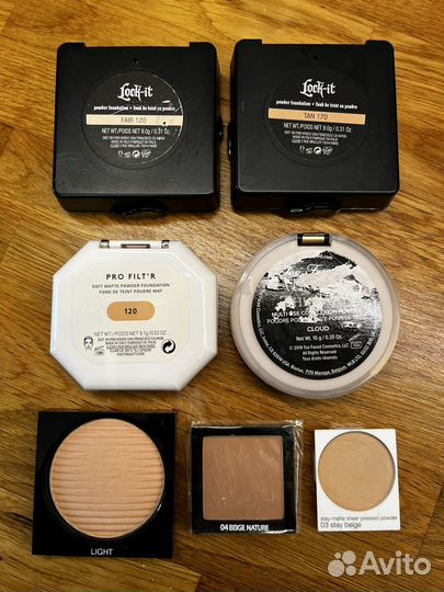 Пудры бронзеры б/у