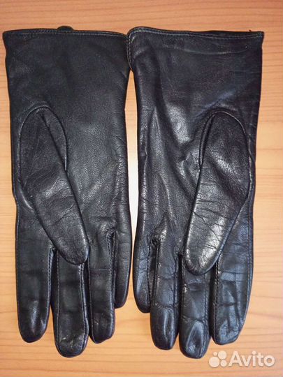 Перчатки, натуральная кожа