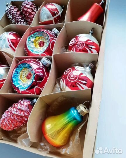 Набор елочных игрушек гдр