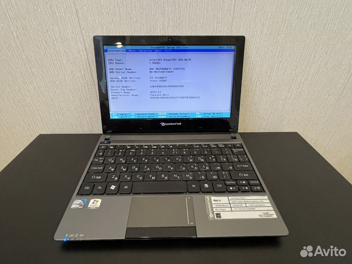 Нетбук Packard Bell