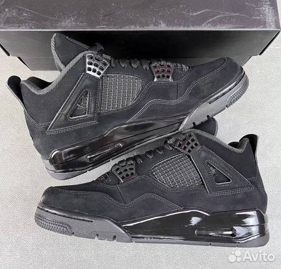 Nike Air Jordan 4 Black Cat Кроссовки