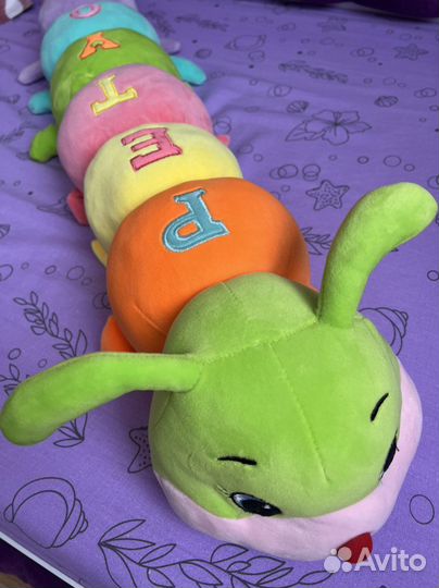 Мягкая игрушка гусеница