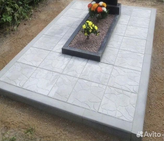 Благоустройство могилГранитом,тротуарной плиткой