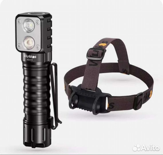 Налобный фонарь Wurkkos HD15 с аккумулятором