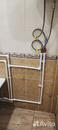 Установка водонагревателя, смесителя итд