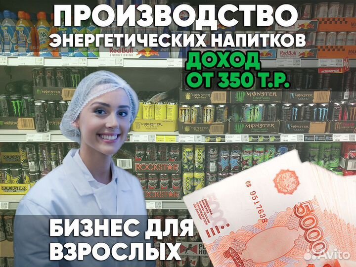 Производство энергетиков готовый бизнес