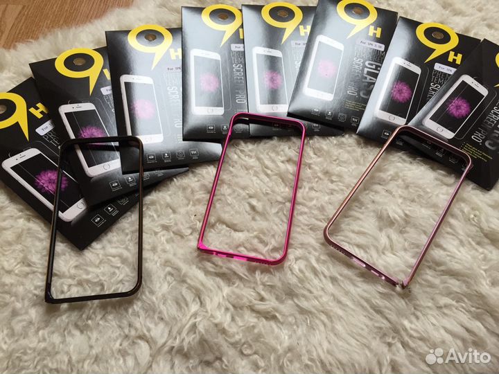 Пленки стекла чехлы аксессуары iPhone 6/6s