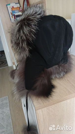 Шапка ушанка меховая