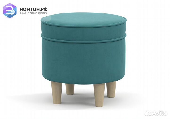 Пуф Лора бирюзовый