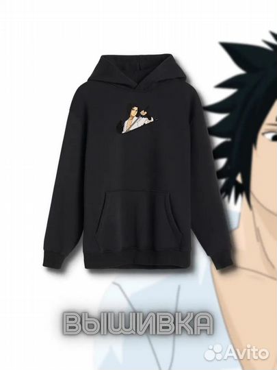 Хди с вышивкой Nike Аниме