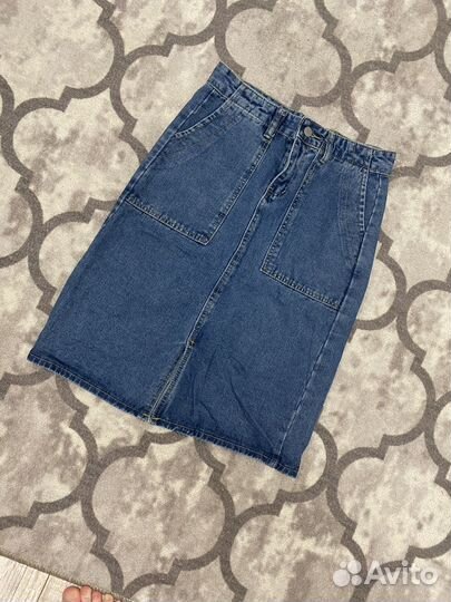 Юбка джинсовая