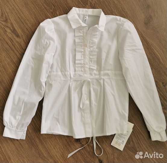 Блузка белая для девочек