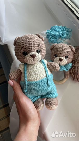 Мишка ручной работы