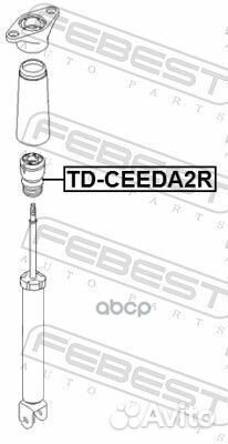 Отбойник амортизатора зад прав/лев kdceeda2r